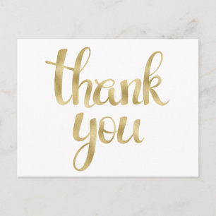 Vielen Dank, Postkarten, Folie Schriftart Postkarte