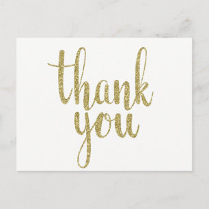 Vielen Dank, Postkarten, Glitzer Postkarte