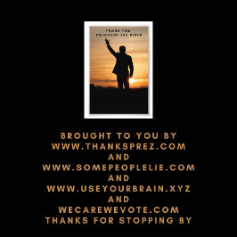 Vielen Dank, Präsident Joe Biden Fotodruck