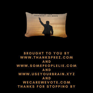 Vielen Dank, Präsident Joe Biden Lendenkissen