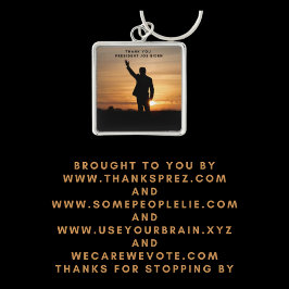 Vielen Dank, Präsident Joe Biden Schlüsselanhänger