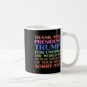 Vielen Dank, Präsident Trump, für die Vereinigung Kaffeetasse