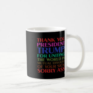 Vielen Dank, Präsident Trump, für die Vereinigung Kaffeetasse