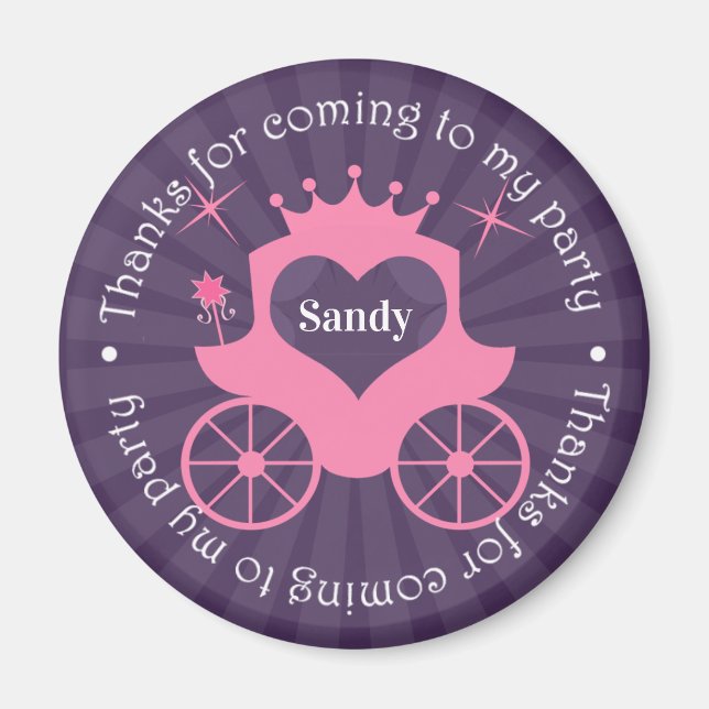 Vielen Dank, Princess Foto Magnet (Vorne)