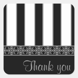 Vielen Dank Quadratischer Aufkleber