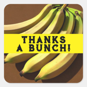 Vielen Dank Quadratischer Aufkleber