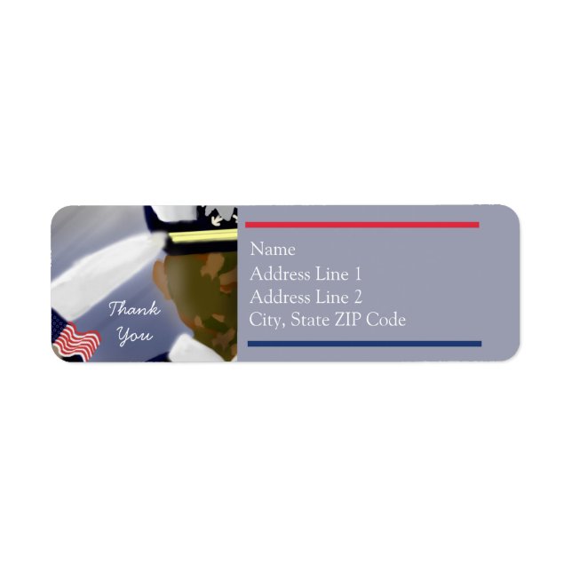 Vielen Dank Red White Blue Strip Camouflage Vetera (Vorne)