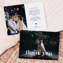 Vielen Dank Retro Text Wedding