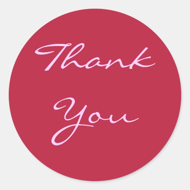 Vielen Dank, Rose Sticker (Vorderseite)