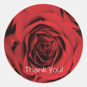 Vielen Dank, Rote Rose Sticker