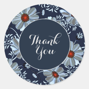 Vielen Dank Runder Aufkleber