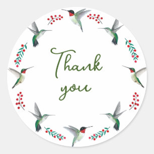 Vielen Dank Runder Aufkleber
