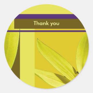 Vielen Dank Runder Aufkleber