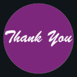 Vielen Dank Runder Aufkleber<br><div class="desc">Klicken Sie auf "Anpassen",  um die Farbe oder den Schriftart zu ändern.</div>