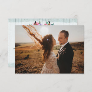 Vielen Dank Rustikale Blütenkuh Skull Boho Fotokar Dankeskarte