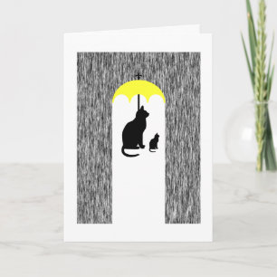 Vielen Dank (Schirm) Dankeskarte