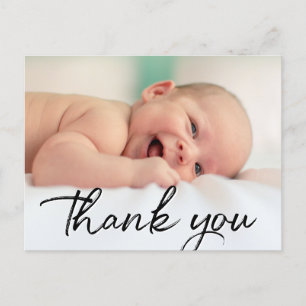 Vielen Dank, Script Baby Foto Birth Ankündigung