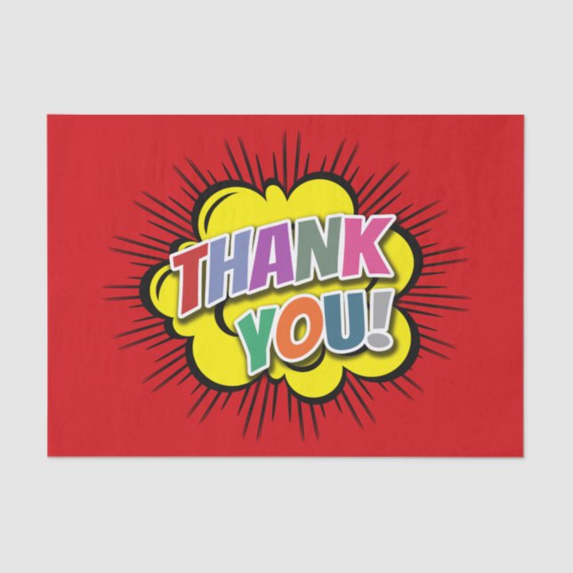 Vielen Dank Seidenpapier (Vorderseite)