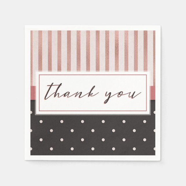 Vielen Dank Serviette (Vorderseite)