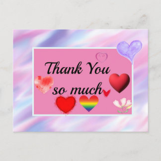 Vielen Dank, so viel Postkarte