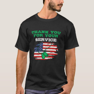 Vielen Dank Soldiers America Patriots USA Fan Mili T-Shirt
