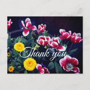 Vielen Dank Spring Flowers #4 Postcard Postkarte