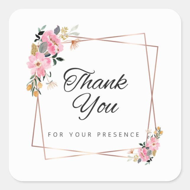 Vielen Dank, Sticker | Große Größe | Aufkleber (Vorderseite)