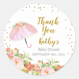 Vielen Dank Stickers April Duschen bringen Mai Blu