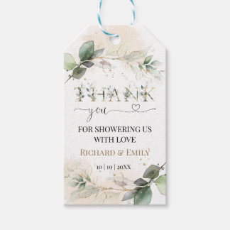 Vielen Dank Tag Geschenkanhänger