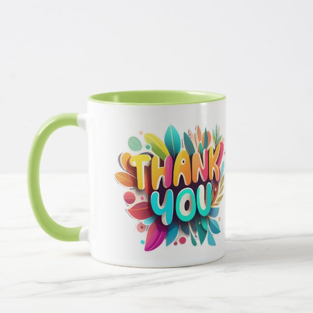Vielen Dank Tasse (Links)