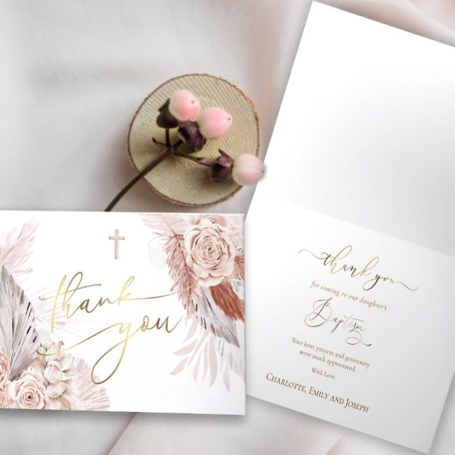 Vielen Dank Taufkarte Karte (Von Creator hochgeladen)