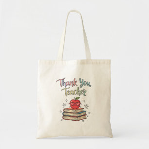 Vielen Dank Teacher Tote Bag - Niedlicher Apple au Tragetasche