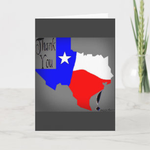Vielen Dank, Texas Card Dankeskarte