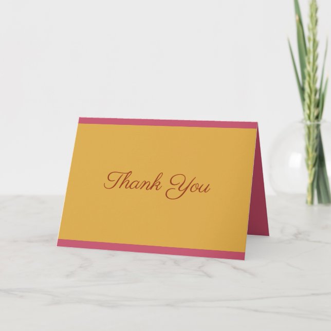Vielen Dank Text Modern Template Handwriting Scrip Dankeskarte (Vorderseite)