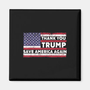 Vielen Dank Trump Rettete Amerika wieder Unterstüt Magnet