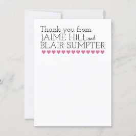 Vielen Dank Typografie Herz zeitgenössische Grafik