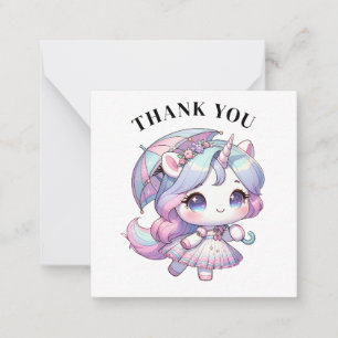 Vielen Dank, Unicorn Card Mitteilungskarte