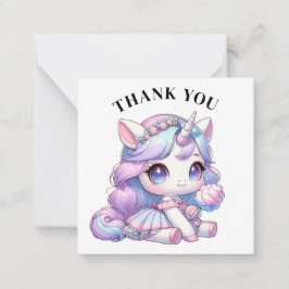 Vielen Dank, Unicorn Card Mitteilungskarte