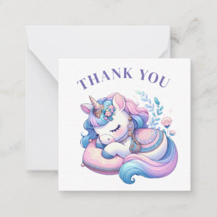 Vielen Dank, Unicorn Card Mitteilungskarte