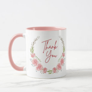 Vielen Dank unter den Blume   Kaffeetassen  