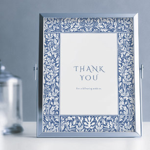 Vielen Dank Unterschrift Gäste Viktorianisch Vinta Poster