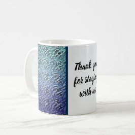Vielen Dank Vacation Rental Guest Welcome Mosaic Kaffeetasse