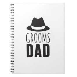 Vielen Dank, Vater des Groom Vater Brautparty Notizblock