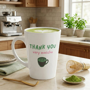 Vielen Dank Very Matcha Lustiger Matcha Latte Milchtasse