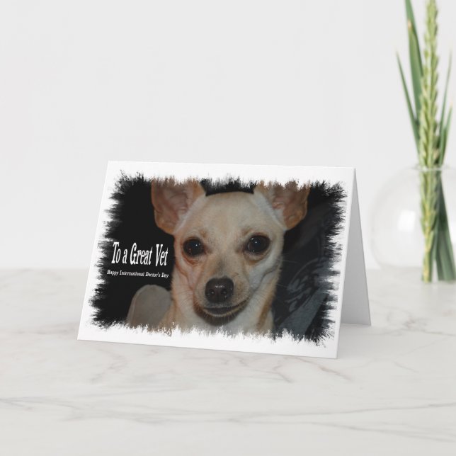 Vielen Dank Vet Card Dankeskarte (Vorderseite)