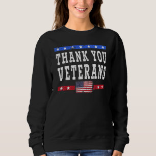 Vielen Dank Veterans Day American Flag Veteran Day Sweatshirt
