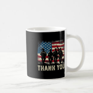Vielen Dank Veterans Day Memorial Day Partiotic US Kaffeetasse