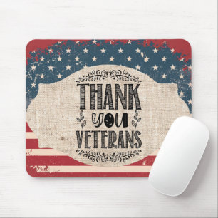 Vielen Dank Veterans Mouse Pad Mousepad