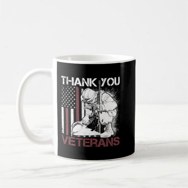 Vielen Dank Veterans Shirts Proud Veteran Day Vate Kaffeetasse (Links)