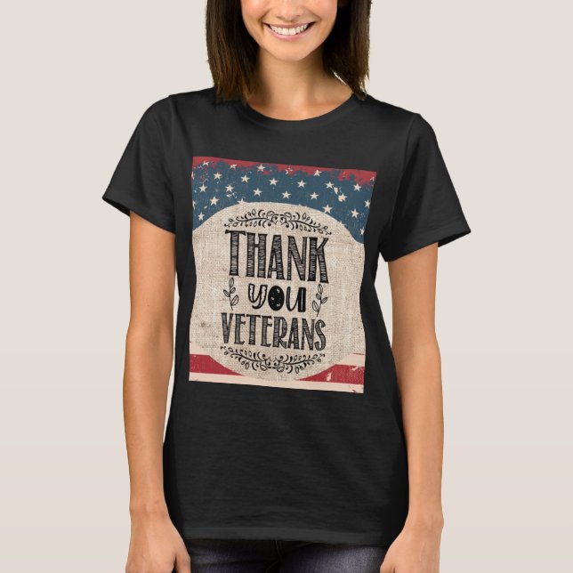 Vielen Dank Veterans T - Shirt (Vorderseite)